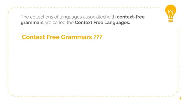Context Free Grammar | PPT