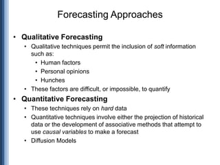 Forecasting ppt in quality management ME | PPT