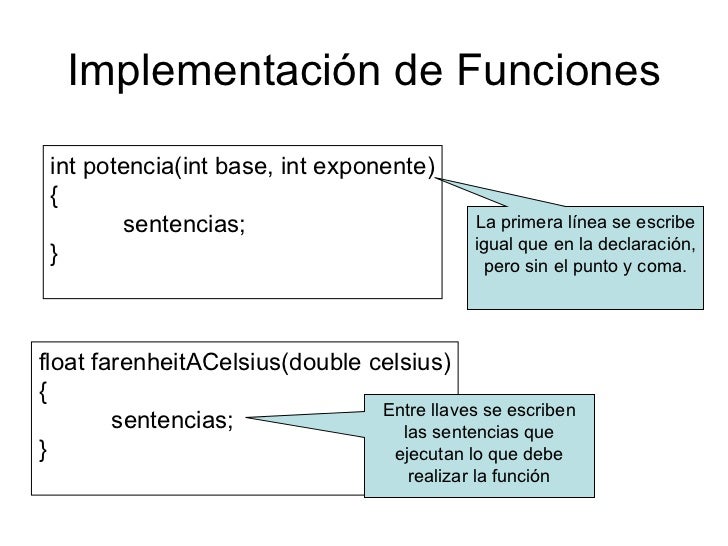 Funciones