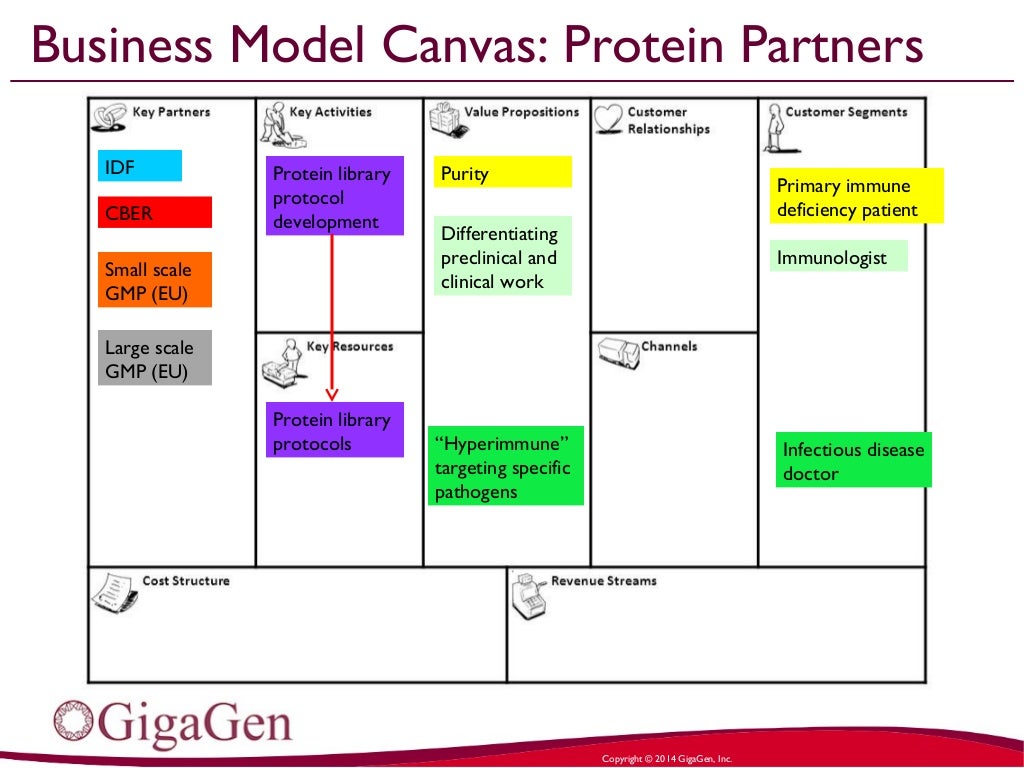 Business Model Canvas Protein Partners