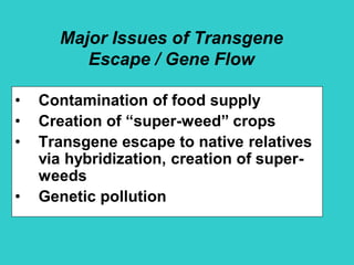 11 genomic approaches to monitoring the effects of gmo | PDF