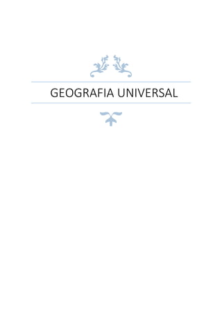 GEOGRAFIA UNIVERSAL
 