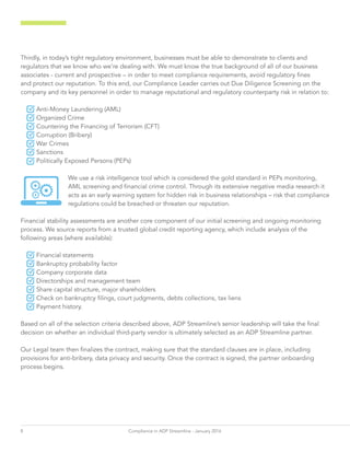 Global Compliance Across the ADP Portfolio | PDF