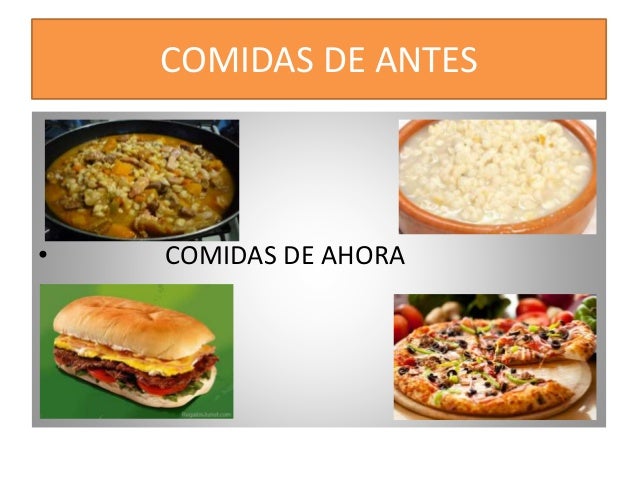 Costumbres de antes y de ahora