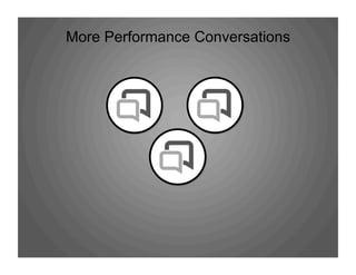 More Performance Conversations
 