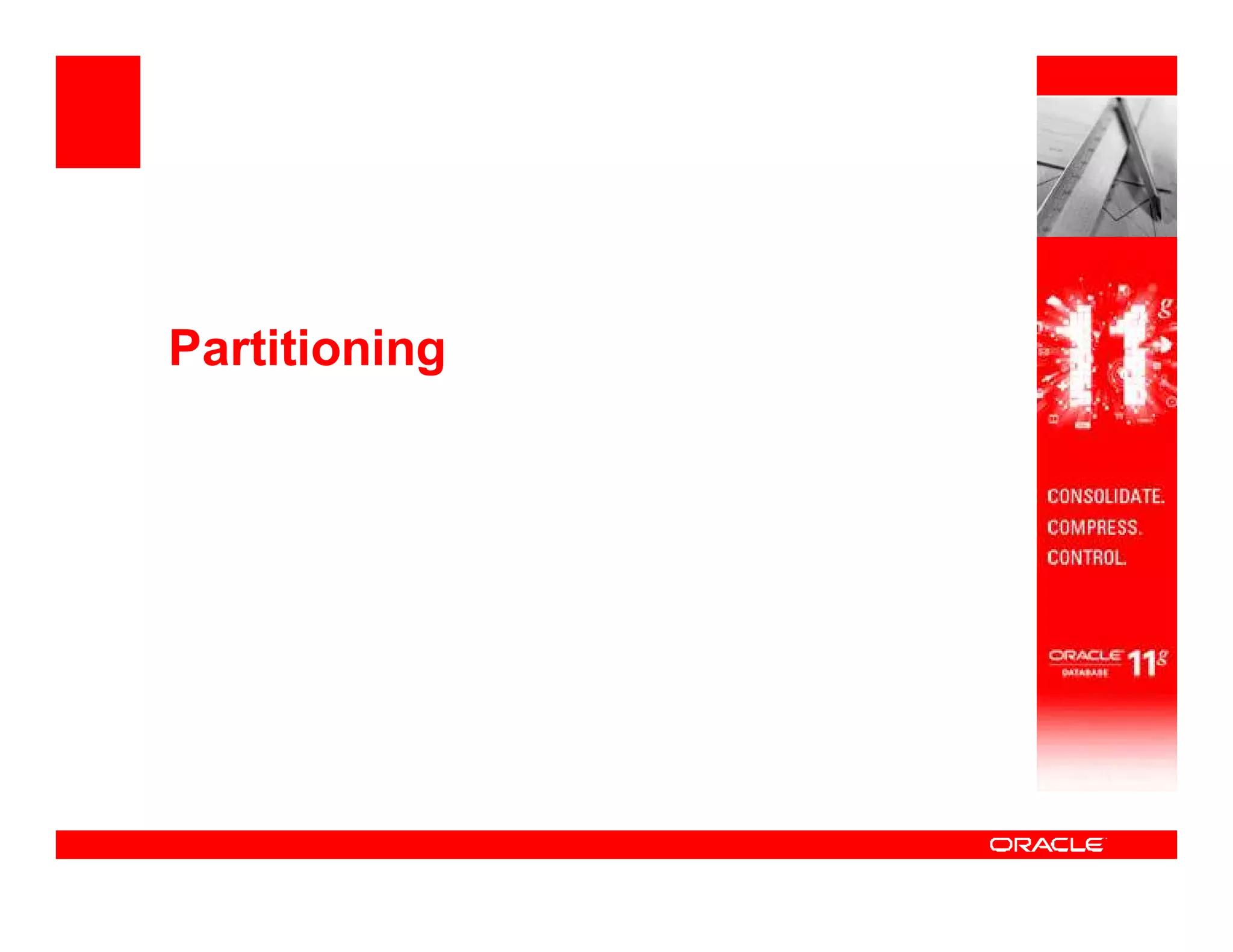 Partitioning
 