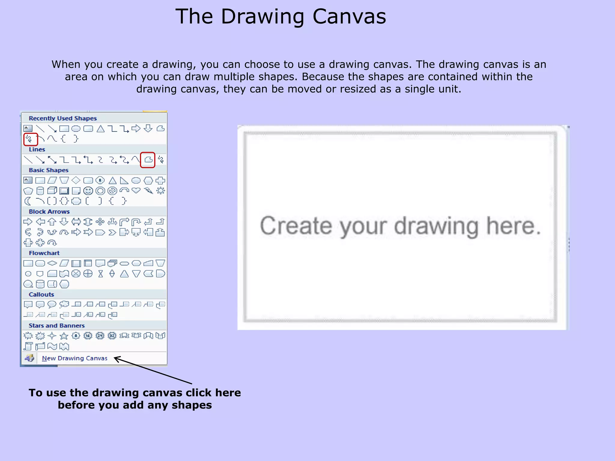 Item 9: Align rotate or flip your shape