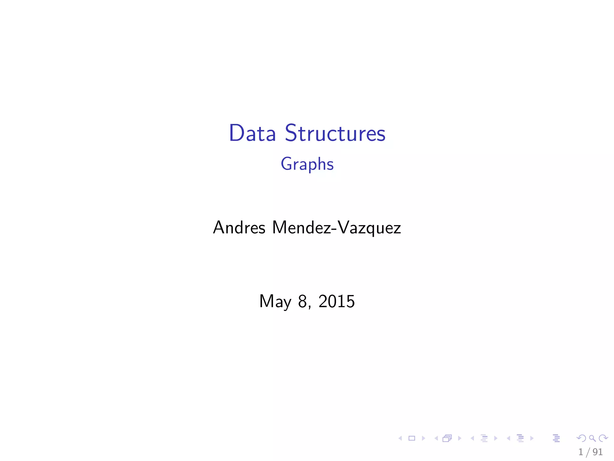 Preparation Data Structures 11 graphs | PPT