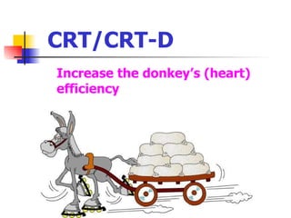 CRT/CRT-D Increase the donkey’s (heart) efficiency 