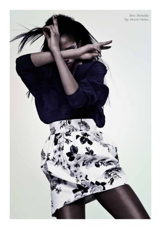 Skirt: Michalsky
    Top: Henrik Vibskov
 