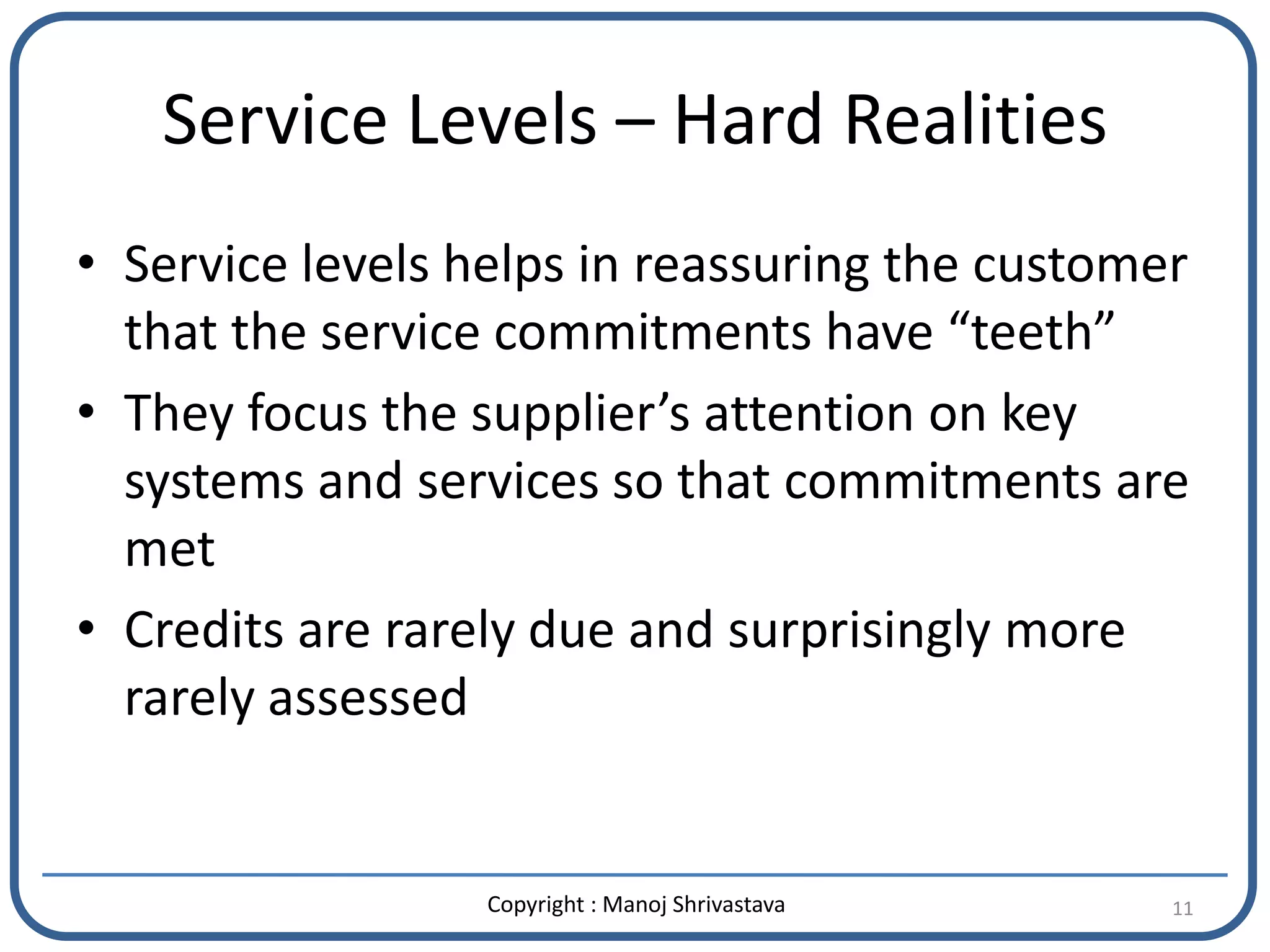 11 Ideas For Negotiating A Better SLA Mechanism