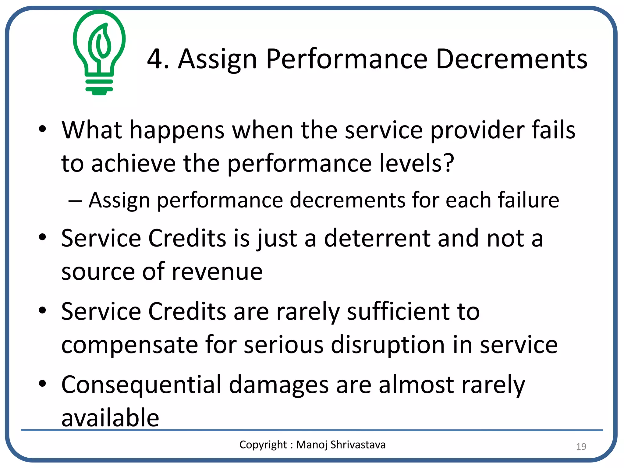 11 Ideas For Negotiating A Better SLA Mechanism