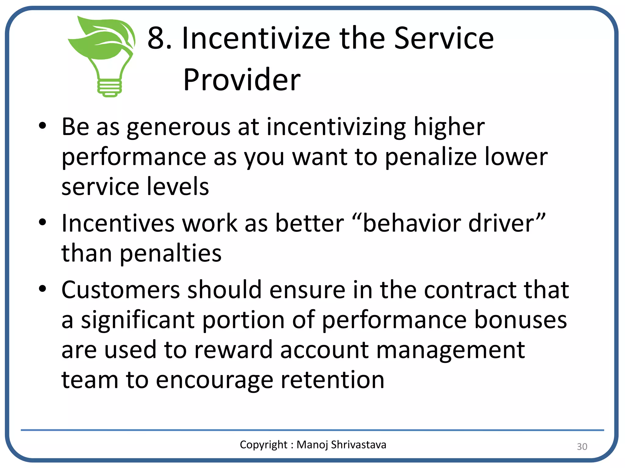 11 Ideas For Negotiating A Better SLA Mechanism