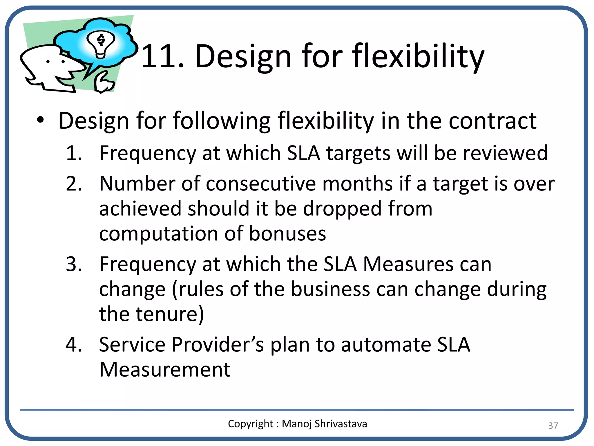 11 Ideas For Negotiating A Better SLA Mechanism