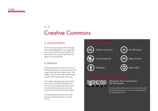 Crafted
INFORMATION




              2.5

              Creative Commons
              3. License Jurisdiction           ...