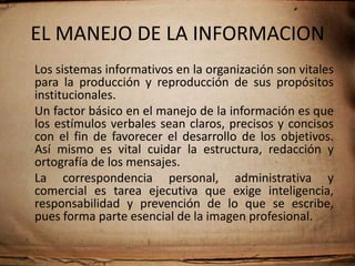 6.  Saber reconocer errores.7.  Ser servicial, no servil.8.  No sea autoritario ni prepotente con los subordinados.9.  Nunca hable mal de otros a sus espaldas.10. Reclame de manera discreta y privada.11. No haga a otros lo que le desagradaría que le hicieran a usted.