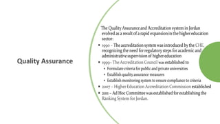 Quality Assurance and Institutional Accreditation in Jordanian Higher ...