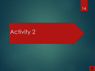 14
Activity 2
 