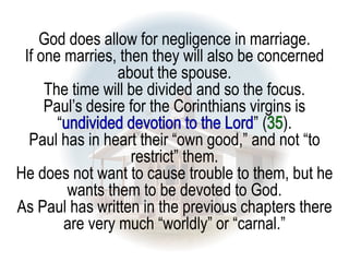 11 Issues Of Marriage And Singleness For Disciples 1 Corinthians 7:1-40 ...