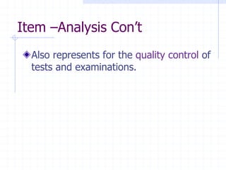 evaluations Item Analysis for teachers.pdf