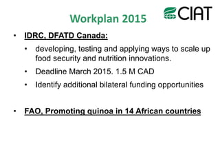 Value chains for Food & Nutrition Security