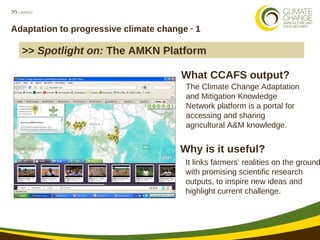CCAFS: An overview 