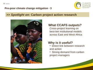 CCAFS: An overview 