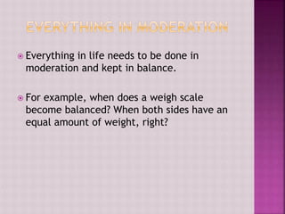Keep your life in balanced | PPTX