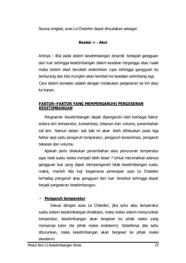 Kesetimbangan Kimia