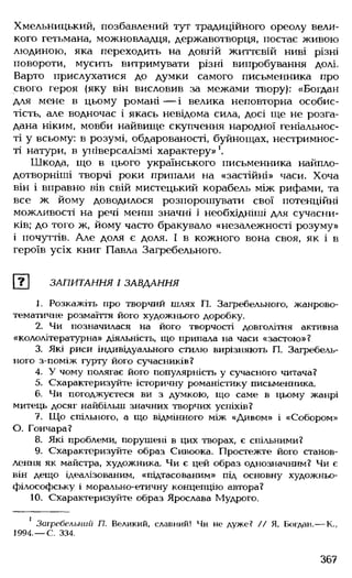 Українська література Мовчан Р.В 11 клас