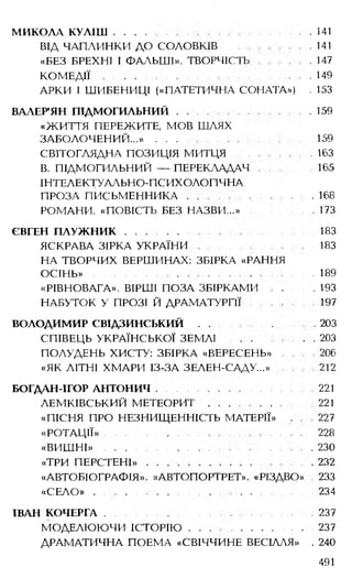 Українська література Мовчан Р.В 11 клас