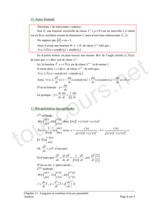 C
4!
< @ # A" !
' # " 3≥ ! # * #
/ # & !" $
. ) == $
1 →θ )
!!$""!!$""!" θθ +=∈∀
0 # !"θ !!","
) !"θ $
!" −
$
1 !"α −
)
!!$""!!$""!" αα +=∈∀ $
!"!$"!!$""!"!!$""!"!"
α
α
α
α
α
=+−=∈∀
4 %
α
γ =
0 )
αα
γ ==
0! ?
!"
!"
!"
!"+
!"+
!" &&&
!!"+"!!"+"!" +=
!"
!"
!"
!"
!" = " #
&&
!!"+"!!"+"
!"+
+
=
&&
!!"+"!!"+"
!"+
+
= !
0
!"
!"
!"
−
. $γ=
0
!"
==
!"
!"+
!"
!"+
4 % γ 6
&
!"
!"
!"
!"+
!"+
!"
!"++
!"++
!"
=
&
&
&
+= γ $
touscours.net
 