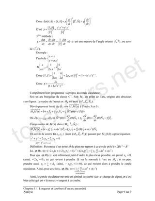 4
22
7878!" === γγ
4 % 22
++++++78 +
==γ $
2
ααα
γ === % α !,"
!," $
01
=
=
&
$
&
$ $& &
3
$
4 &
&&
3
78 == &I2&&2
!>" += $
4 &I2&&
!>"
&
+
=γ $
*
' 2
$ ' 3
# $ B 3 !" 333 $
4 # !"3 * 2 3
!3"!3"+++$3!" 2
F33&33
2&
εγ ++++=
.% 3!" 3
 →ε 3
&
3333 !3"!3"!3"!3"+++ γ
γ
γ
γ
−=+= $
!" !" 333
3
2
F&33
2
F
&
33 !!"!3""!!""!"
2&2
++++−= γ
γγ
J !" 33Ω " !" 333 ! !33"3 )
3&&
!"%
33
&&
&&
=−−+
−Ω=
4 * &&
!" −Ω=ϕ
!"!&"!&"!&"!!"" 22
!3"3F
&
F
&
33
&
&333 +−++−+−= γ
γγϕ
) !!""ϕ # 33 =
" 3& 3 =− ! ) # * Ω * 3 K
33 3
== γ
" 333 =+− γ ! ) # *
$ 1 !"!"!!"" 22
3
!3"2 3
+=
≠
γ
γϕ
# " ϕ !
) @ 1A * $
touscours.net
 