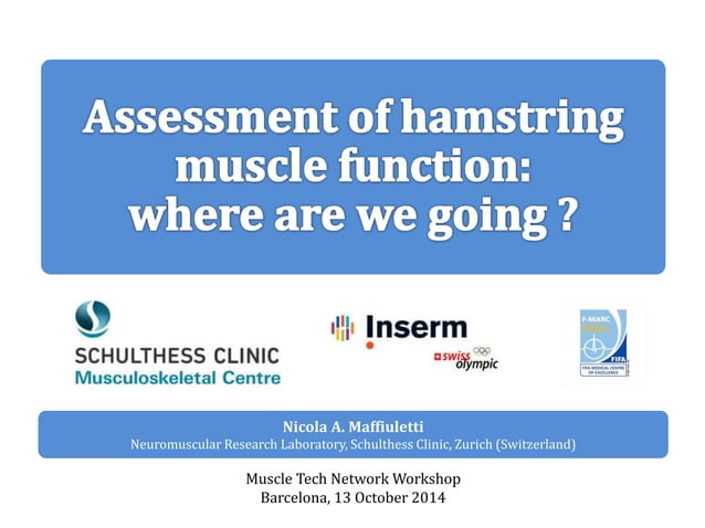 Nicola A. Maffiuletti - Hamstring Injuries | PPT