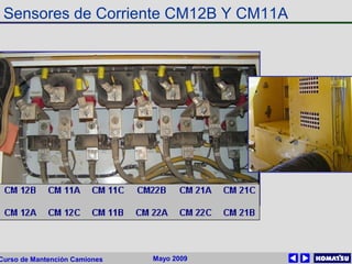 Mayo 2009Curso de Mantención Camiones
Sensores de Corriente CM12B Y CM11A
 