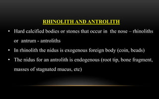 Differential diagnosis of haziness of maxillary sinus | PPTX