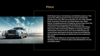 Marketing Strategy and SWOT analysis of Rolls Royce
