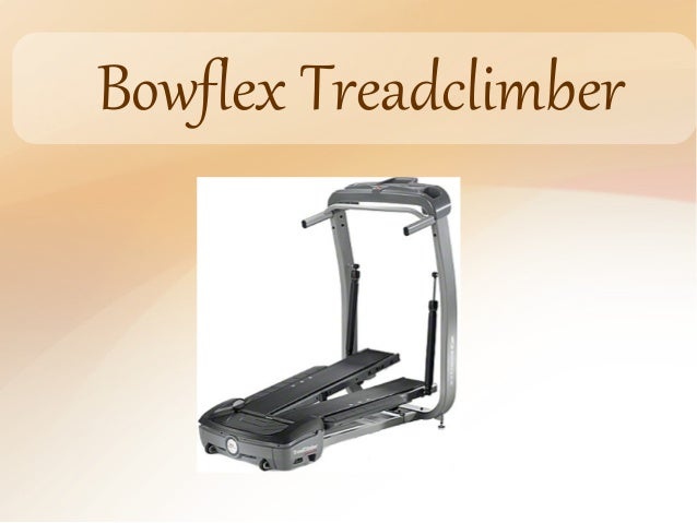 bowflex treadclimber running