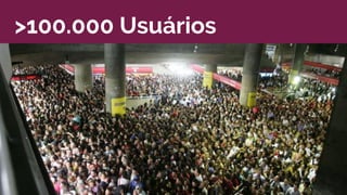 >100.000 Usuários
 