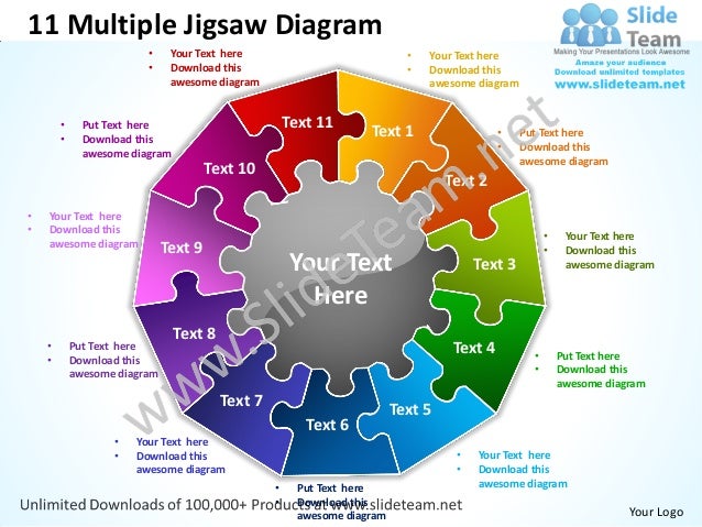 11 multiple jigsaw diagram powerpoint templates 0712 11 multiple jigsaw diagram powerpoint templates 0712, Presentation templates
