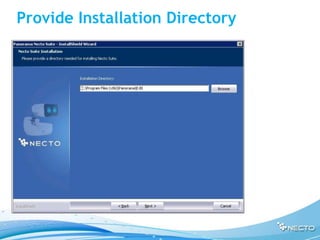 Provide Installation Directory
 