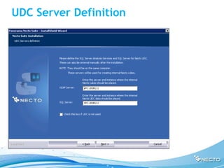 UDC Server Definition
 