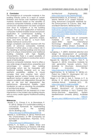 The Role of Advance Composite material In Contemporary Buildings | PDF