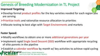 Research Program Genetic Gains (RPGG) Review Meeting 2021: Delivering Accelerated On-farm Genetic Gains By Chris Ojiewo team