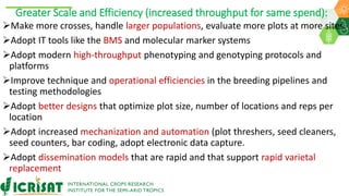 Research Program Genetic Gains (RPGG) Review Meeting 2021: Delivering Accelerated On-farm Genetic Gains By Chris Ojiewo team