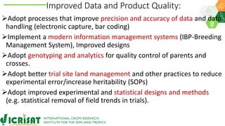 Research Program Genetic Gains (RPGG) Review Meeting 2021: Delivering Accelerated On-farm Genetic Gains By Chris Ojiewo team