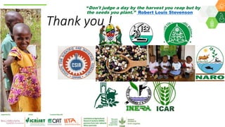 Research Program Genetic Gains (RPGG) Review Meeting 2021: Delivering Accelerated On-farm Genetic Gains By Chris Ojiewo team