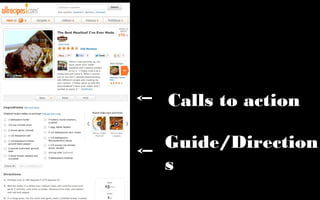 Calls to action

Guide/Direction
s
 