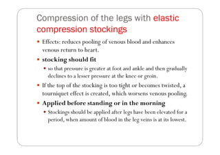 Lesser Compression Nursing Care of Clients with Peripheral Vascular Disorders Part 3 of 3 ...