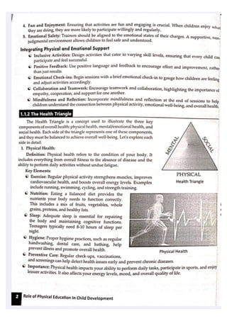 Class 11 Physical activity trainer chapter 1 role of physical education ...